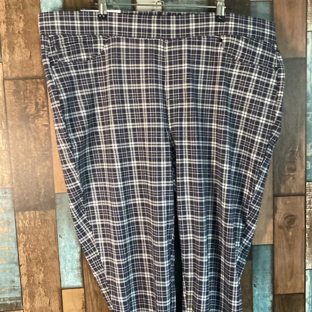 Seven7 pull on Pinterest stretchy plaid pants - Picture 2 of 16